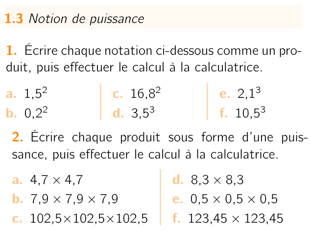 Exercice 1.3