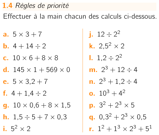 Exercice 1.4