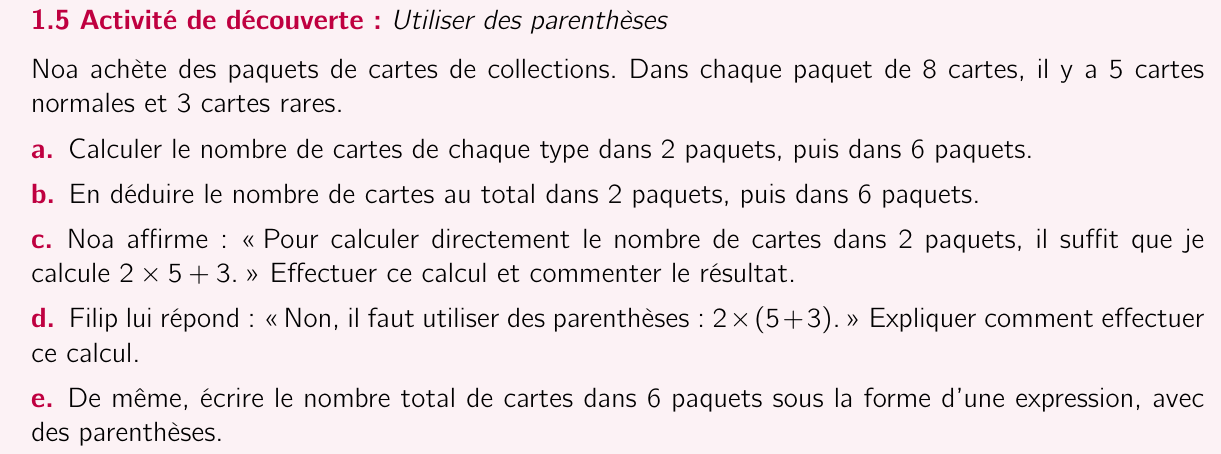 Activité 1.5