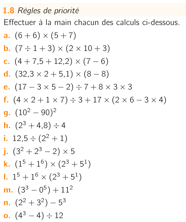 Exercice 1.8